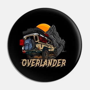 Creme Land Rover Defender Adventure Seeker Pin