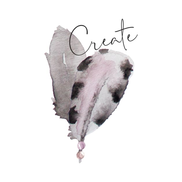 Feathers Bouquet – Create Motivation by VintageHeroes