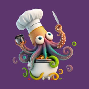 Octopus Chef v01 T-Shirt