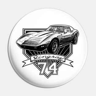 1974 Corvette Stingray Pin