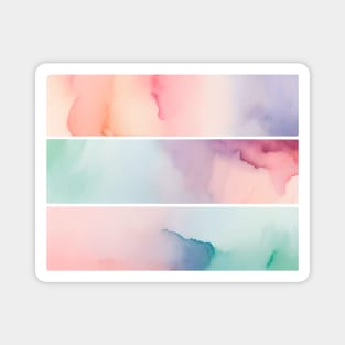 Pastel Harmony Triptych Magnet