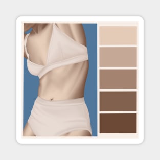 Skin tones light Magnet