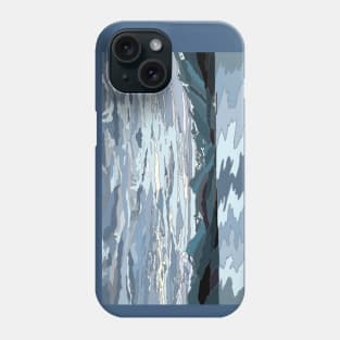 Norway: Fjord at evening Phone Case