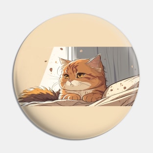 Fluffy Garfield Pin