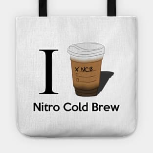 I Love Nitro Cold Brew - inverted Tote