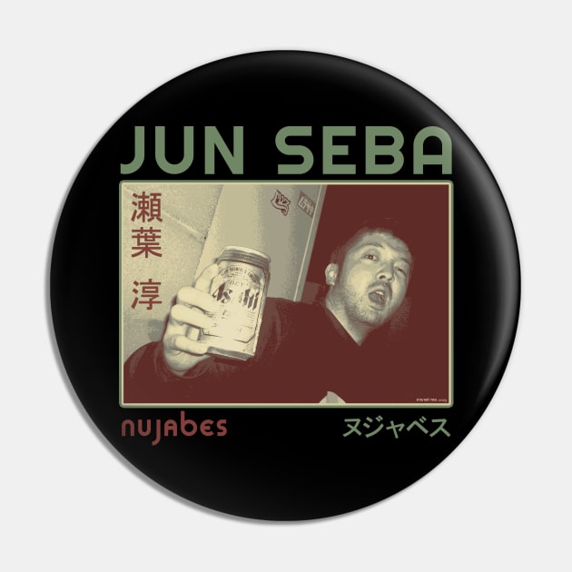 Nujabes / Jun Seba Fan Art Design Pin by snowblood