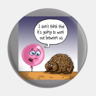 Balloon and porcupine breakup Pin