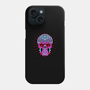 Shining skull retro streetsyle popart design Phone Case