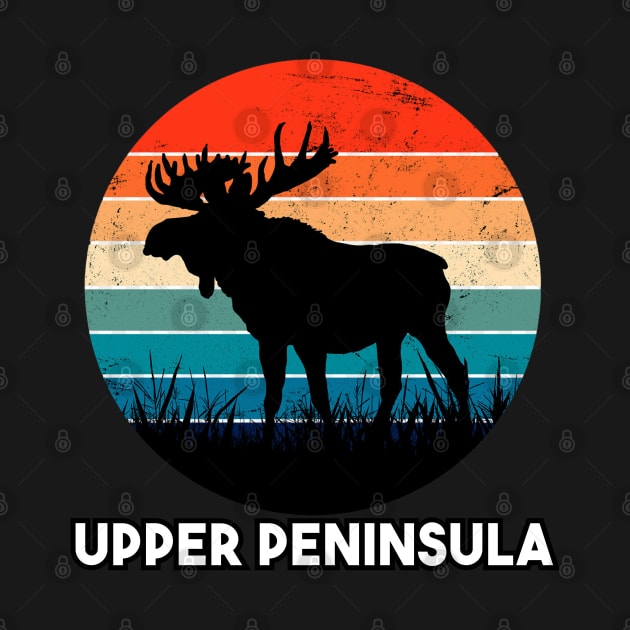 Upper Peninsula Moose Sunset by The Yooper Life