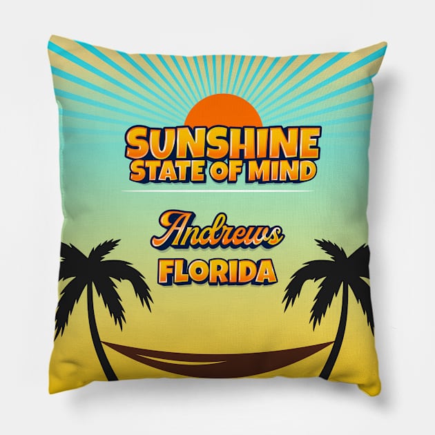 Andrews Florida - Sunshine State of Mind Pillow by Gestalt Imagery