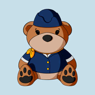 Female Pilot Teddy Bear T-Shirt