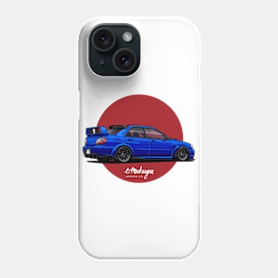 Impreza STI blue Phone Case