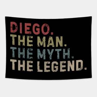 Diego the man the myth the legend football Tapestry