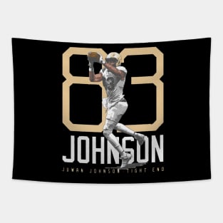 Juwan Johnson New Orleans Bold Number Tapestry