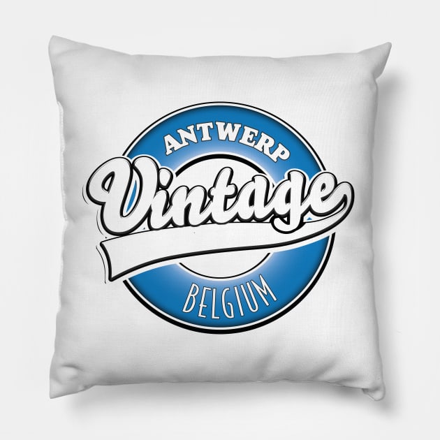 Antwerp belgium logo Pillow by nickemporium1