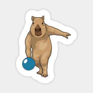 Capybara Bowling Bowling ball Magnet