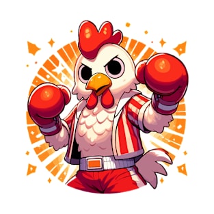 funny boxing chicken T-Shirt