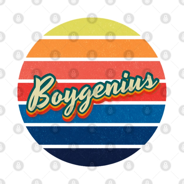 Circle Retro Vintage Boygenius by Electric Tone