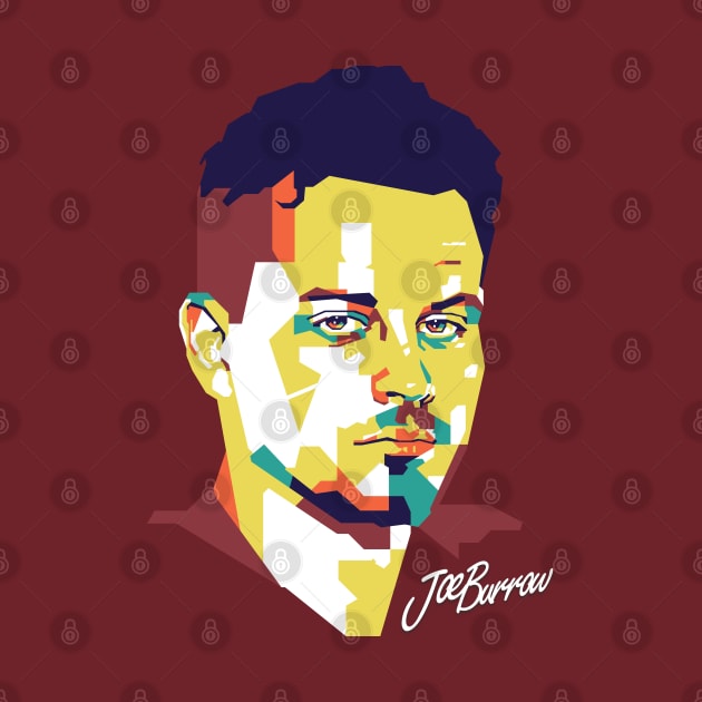 Joe Burrow Fanart WPAP Style by pentaShop