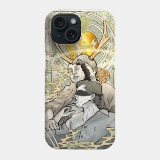 HANNIGRAM Hannibal Art Nouveau illustration Mads Hugh Phone Case