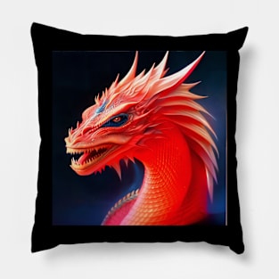 Crystal Dragons Series #29: Orange Fluoresce Pillow