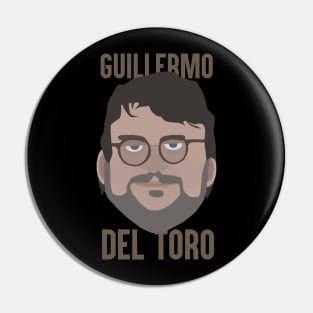 Guillermo Del Toro Head Pin