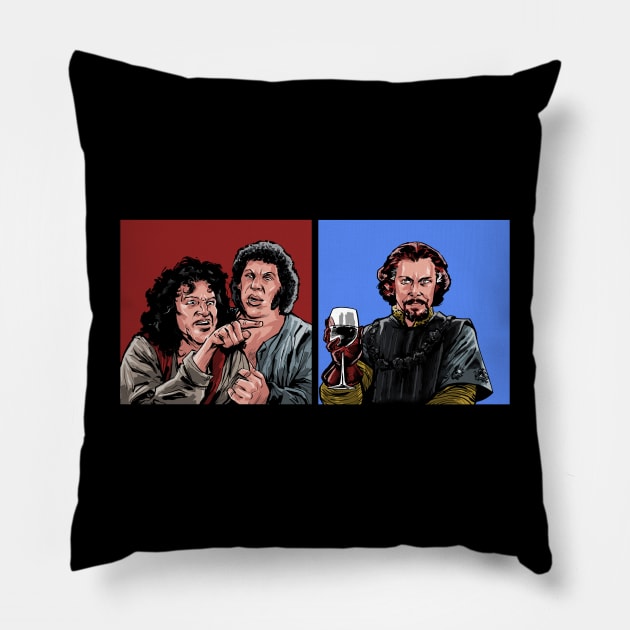 Prepare to Die Pillow by Zascanauta