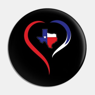 I Love Texas Pin