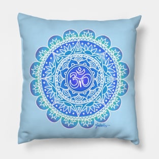 Blue Ohm Mandala Pillow