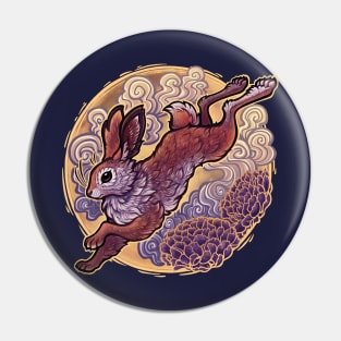 Moon Rabbit Pin