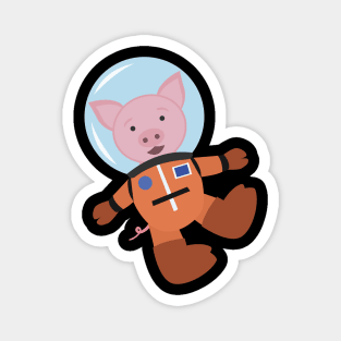 Pig in space suit Magnet