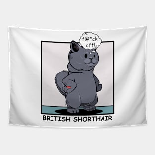 British Shorthair Cat Tapestry