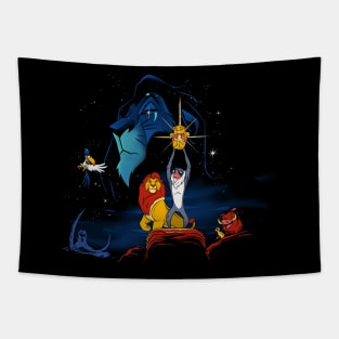 Lion Wars Tapestry