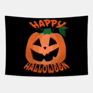 Happy Halloween Jack O' Lantern Tapestry