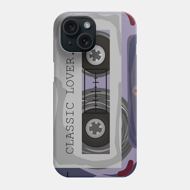 Tape, Classic Lover Phone Case by A-KARA