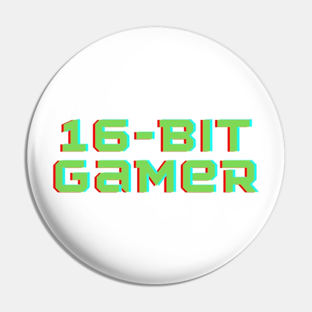 16-bit gamer Pin by C-Dogg