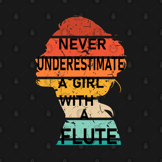 Never Underestimate a Girl with a Flute by Geoji 