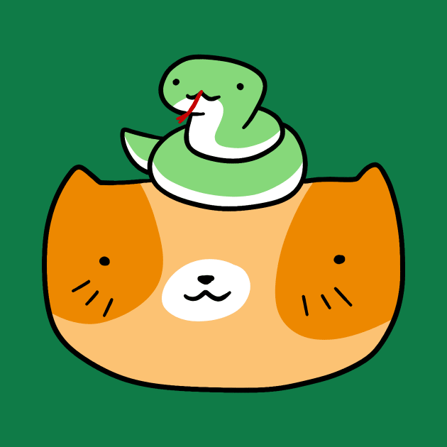 Cat Face and Snake by saradaboru