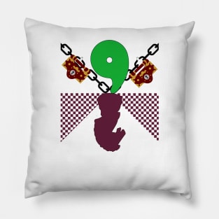 psyche locks and logic chess Pillow