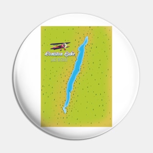 Coniston lake Lake District map Pin