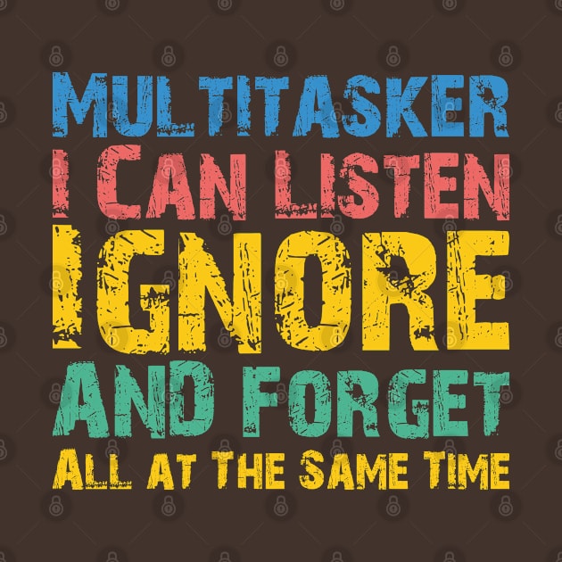 Funny Multitasker Saying Job  Multitasking Quote by PhiloArt