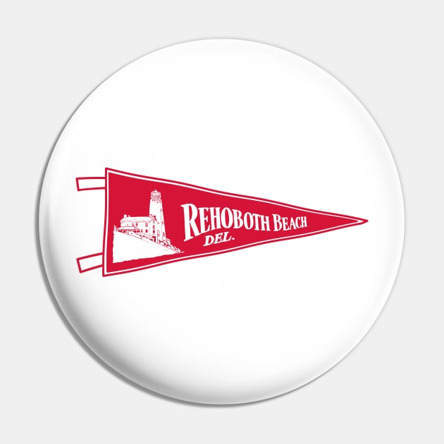 Rehoboth Beach Pennant Pin by zsonn