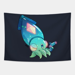 Alien squid Tapestry