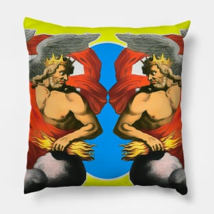 Jupiter Roman God or Greek Zeus King of Olympus Pillow