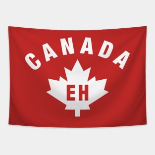 Canada Eh Maple Leaf Tapestry