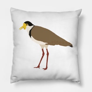 Masked Lapwing Pillow