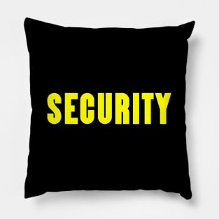 Security Guard For Security Staff Pillow