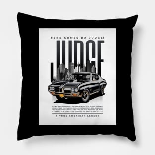 The Judge - Here Comes Da Judge - A True American Legend - 1969 Pontiac GTO Pillow