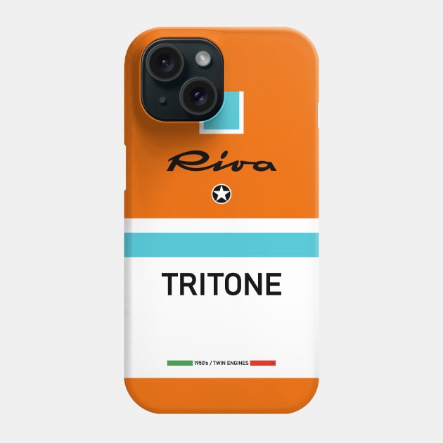 Riva Tritone Aquarama Italy Runabout Vintage Phone Case by PB Mary