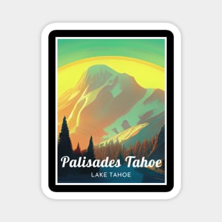 Palisades Tahoe Lake Tahoe Ski Magnet